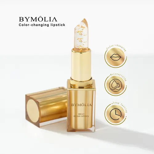BYMOLIA Transferproof Temperature-Sensitive Color-Changing Lipstick - Long-Lasting, Moisturizing, Alcohol-Free, Luxury Balm, Lip Care Moisturizer, Ideal for Gifting - Beauty Products Cosmetic