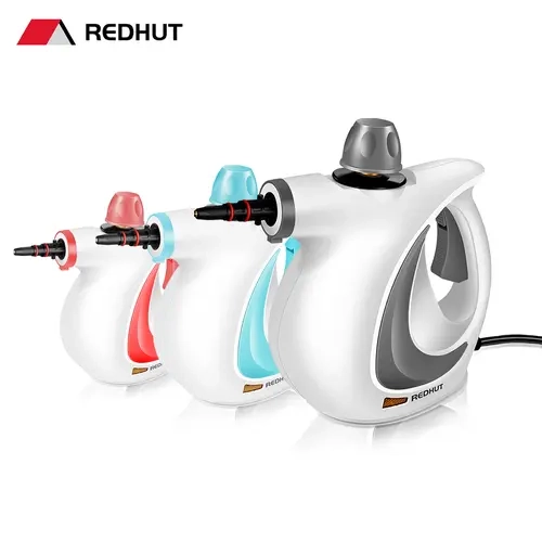 3REDHUT New 1050W Pressurized Handheld Steam Cleaner with 36-Attachment Accessory Kit, Lightweight Ergonomic Multifunction Floor Steamer, Floor Cleaning Tool for 20mins Home Multi-Surface & Car Cleaning, Includes Cleaning Brush