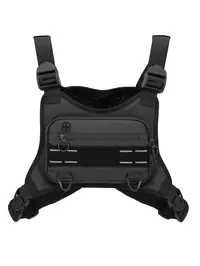 Outdoor Running Chest Bag, Lightweight Running Vest Rigs for Workouts Cycling Hiking, Water Resistant Sports Chest Pack for Men and Woman