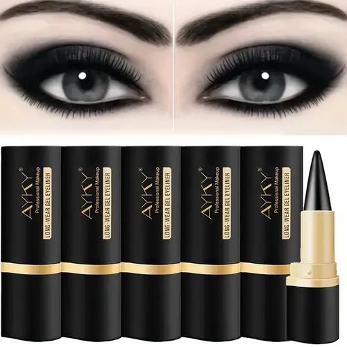 Multifunctional Matte Eyeliners Pencil Long Lasting Natural Makeup Smudgeproof Waterproof Black Eyeshadow Pens Smooth Creamy Formula Lipliner Cosmetic