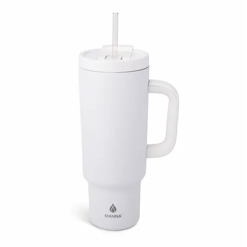 Manna 40oz Leakproof Tumbler - Insulated, Reusable, Portable Kitchenware Drinkware with Lid, On-the-Go Insulated Water Bottle