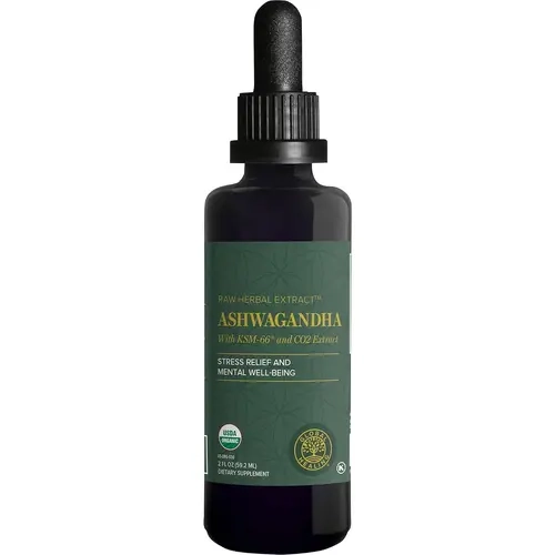 Global Healing Ashwagandha Supplement, USDA Organic (2 Oz)