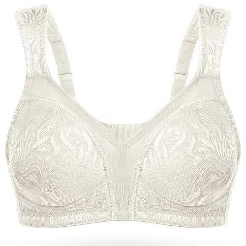 Wingslove Women's Full Coverage Wireless Minimizer Bras Comfort No Padded Supportive Unlined Plus Size Bras
