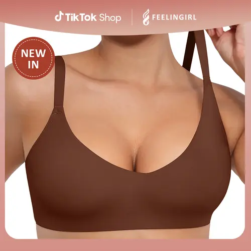 FeelinGirl Wireless Bras for Women no Underwire Bralettes Full Coverage Everyday Bras Comfort Womenswear  Basic Fabric