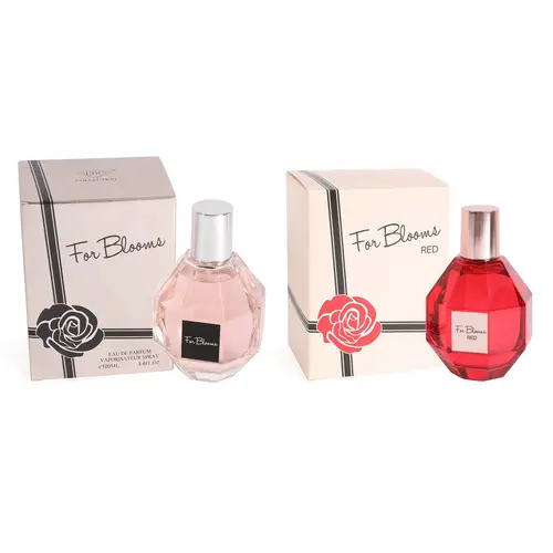For Blooms Bundle Spray Perfume for Women 100ml/3.4fl.oz (Red & Pink) - Fragrance Set