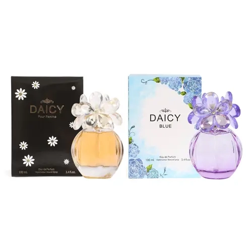 Daicy Pour Femme Bundle Spray Perfume for Women 100ml/3.4fl.oz. (Black & Blue) - Fragrance Set