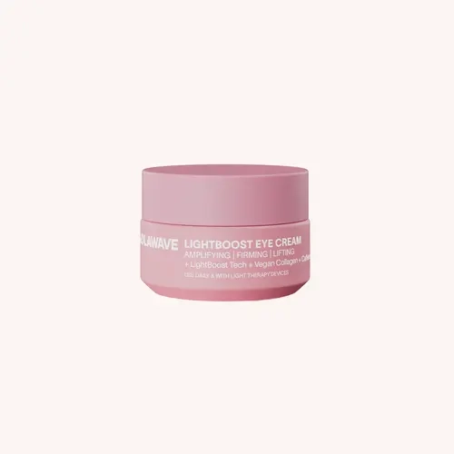Red Light Therapy Boosting Eye Cream for Anti-Aging and Moisturizing with Caffeine and Vegan Collagen