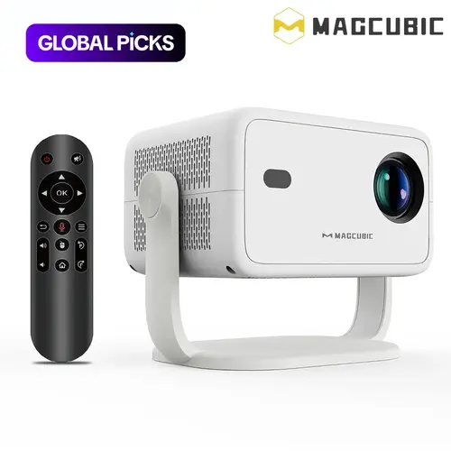 Magcubic L018 Smart Projector, 650 ANSI, 1080P, Auto Focus and Keystone Correction, Android 14, BT 5.2, WiFi 6, Projector With Speaker, Portable Home Theater Projector #GLOBAL PICKS