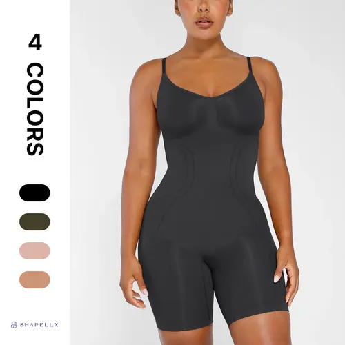 Shapellx Seamless Smoothing Bodysuit Casual Outfit Breathable Comfort Womenswear Live