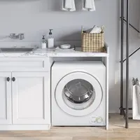 ROVSUN Portable Front Load Clothes Dryer - 1.5/2.6 Cu.Ft Stainless Steel Tub, 10 lbs Capacity, 19.5" x 16.5" x 24" Size, 37lb Wallmount Stability, 5.5 lbs Lightweight, 0-20 Min Cool Setting, Fluffy Drying, High-End Compact for Apartments, White