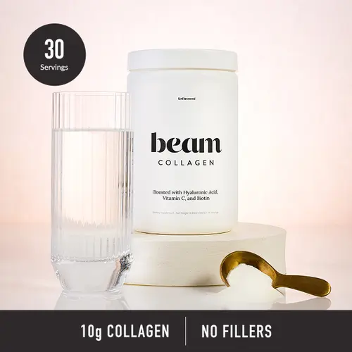 Beam Collagen Complex Powder - 30 Servings, Unflavored, Biotin-Enhanced, Sugar-Free, Dairy-Free Anti Aging Selfcare Beauty Product & Dietary Supplement for Skin, Hair, Nails, Joint Support, Anti Aging Supplement