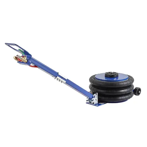 VEVOR 5-Ton Load Capacity Pneumatic Triple Bag Air Jack, Automotive Vehicle Tool with 6-Steel Pipe Hold, 6-Pipe Stability, Adjustable Handle, 5.5-18.5in Lifting Height, 5-Sec Lift for Car Garage Repair