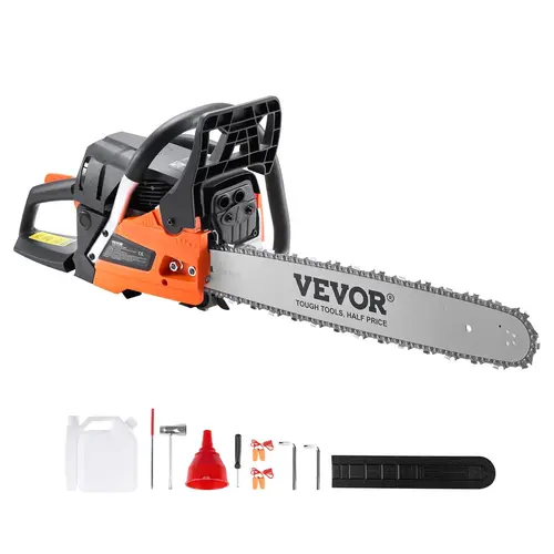 【DealsForYouDays】VEVOR 58CC Handheld Gas Chainsaw, 20" Engine, Gas Powered Chainsaws for Wood Cutting, , Gasoline Chainsaw