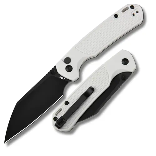 CJRB Pyrite-Light Pocket Knife with AR-RPM9 Steel Pocket Folding Knife - 3.34in Blade, Lightweight Tool with Pocket Clip, Cool Gift for Guys, Tactical Camping Emergency Survival Kit Supplies, High Hardness Knives, Survival Equipment Set