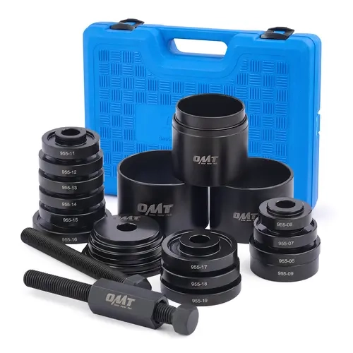 Orion Motor Tech 24pc Compact Stainless Steel Wheel Bearing Press Kit, Front Wheel Drive Removal/Installation Tool Set with Sliding Screws & Bushings, Fits Most FWD Cars & Light Trucks for Steering Repair