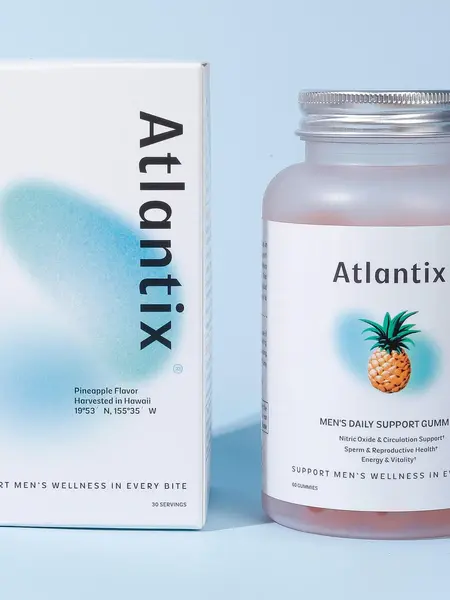 ATLANTIX - Men's Health Supplement Gummies - Sugar-Free - 60 Gummies - One-Month Supply Healthcare Dietary supplements men