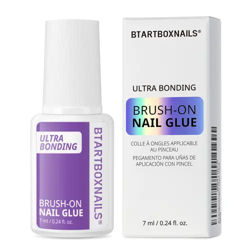 BTArtboxnails 30 ml Strong Hold Brush-On Nail Glue - For Press Ons, Quick Air Dry, Long-Lasting, Mess-Free, Easy Application, Vegan & Cruelty-Free, Builder Gel for 3D Nail Art