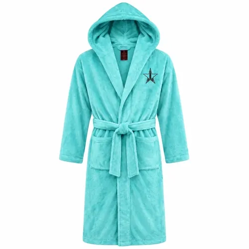 Jeffree Star Cosmetics Star Robe - Full-length Robe with Hooded Shawl Collar & Pockets Hoodie