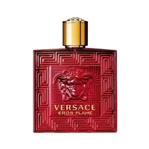 Men's Versace Eros Flame Intense Aromatic Eau de Parfum (3.4 oz/100ml) Spray - Warm, Spicy, Distinct Woody Aroma, Citrus Spark, Vanilla Tonka Dry Notes