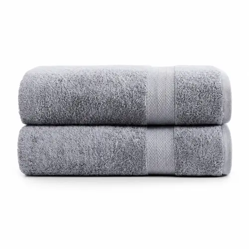 LANE LINEN 100% Cotton 4-Piece Bath Sheet Set - 2-Piece Cotton Bath Towels, Long-Staple Ring-Spun Terry Weave, OEKO-TEX 100 Certified, Soft, Thick, Absorbent, Breathable Fast Dry, Low Lint, Machine Washable, Easy Care, Hotel & Spa Style for Gifting