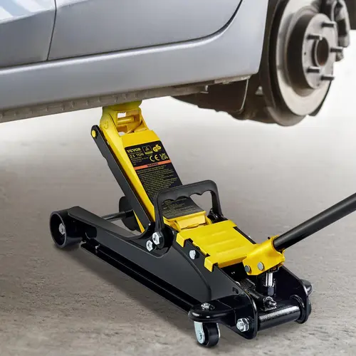 VEVOR Low Profile Floor Jack (Tool Upgrade), Automotive Maintenance Tools, 2.5T Load Limit/3T Options, Single/Dual Piston, Heavy Steel Long Lever Hydraulic Pump, 5500lb Capacity, ASME PALD-2014 Compliant, SUV Accessories, Inches/MM Measurements