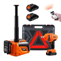 【DealsForYouDays】VEVOR Upgraded Wireless Electric Hydraulic Car Jack with Remote Control & Battery Charging 5 Tons /11000 lbs Portable Jack kit with Electric Impact Wrench