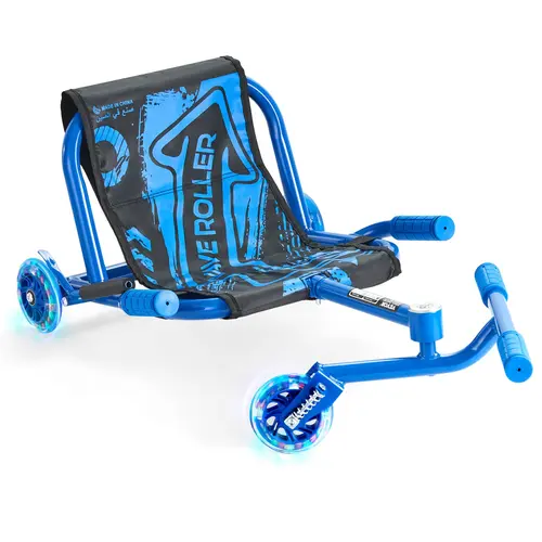 【toolupgrade】VEVOR Kids' Light Up Scooter - 4+ Ages, 132 lbs Capacity Drifting Zig-Zag Cart, PU/PP/Steel Construction, Silent LED Wheels for Outdoor Activities, Light Up Scooters, Works On Wood Floors, Asphalt, Cement, Cool Gifts For Kids