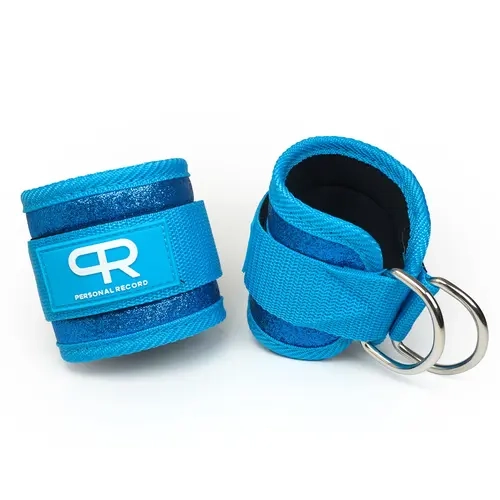 Ankle Strap - Glitter Blue