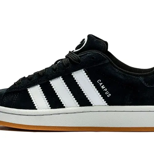 Adidas Campus 00s Black White Gum HQ6638 Youth Fashion Shoes New