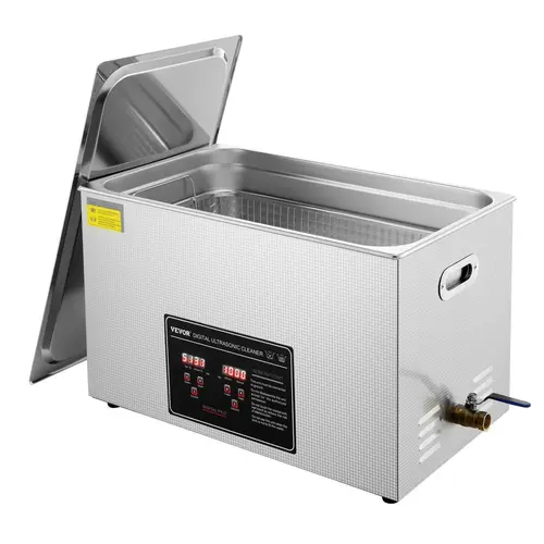 【Fallpicks】VEVOR Upgraded 30L Stainless Steel Ultrasonic Appliance, 650W Heater, 600W 40kHz High-Power Cleaning Tool with Digital Time Control for Effective Circuit Boards & Garage Cleaning