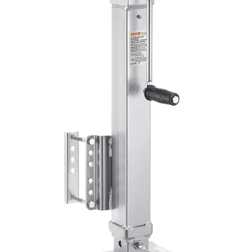 【toolupgrade】VEVOR Heavy Duty Carbon Steel Bolted-to-Trailer Tongue Jack, 8000 lbs Static Load, 5600 lbs Dynamic Lifting Capacity, 7.6 to 39.5 Inches Travel, Rust-Resistant Finish, Fits Horse, RV Trailers