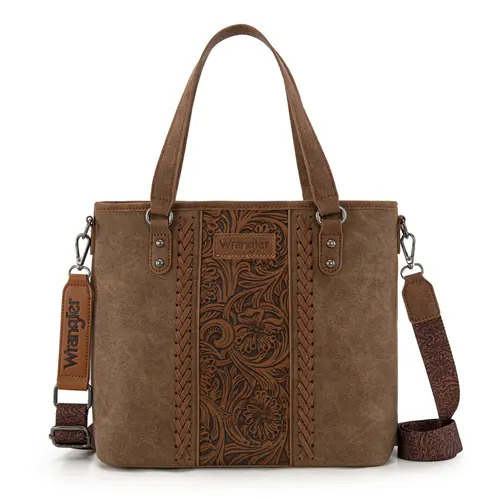Wrangler Tote Bag for Women Western Medium Handbags with Crossbody Strap