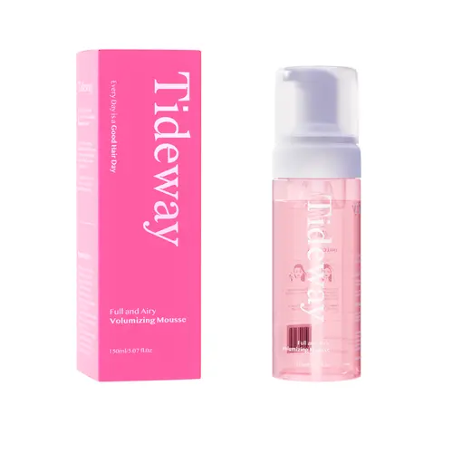 Tideway Haircare Full & Airy Curly Defining Foam Mousse with Pine Extract & Ceramide - Female Curl Activator for Curly Hair, All Hair Types, Volume Boost, Anti-Frizz, Hydrating Nourishing Styling Texture, Wet/Dry Use, 5.07 oz Bottle techvibes