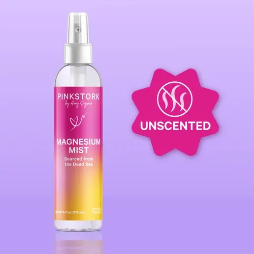Pink Stork Magnesium Spray Mist Calm and Relaxation Hydrating Skincare 4 oz US Moisture Cream Moisturizing Moisturizer Hydrate Enhanced Skin Tone Skin Repair