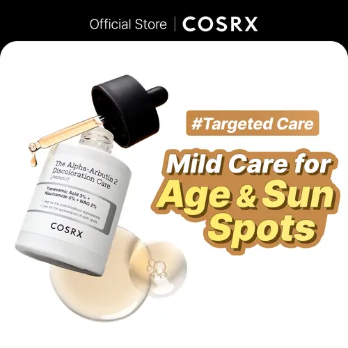[COSRX Official] The Alpha Arbutin Discoloration Care 2 Serum (50ml) - Mild, High-Concentration Acne Care Serums & Essences for Hyperpigmentation, Scars, Acne Prone Skin (Single Item)