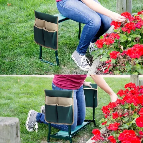 Pure Garden Foldable Gardening Kneeling Bench