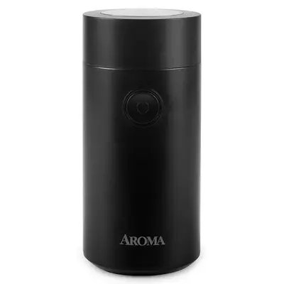 AROMA Mini Electric Compact Coffee Grinder Black