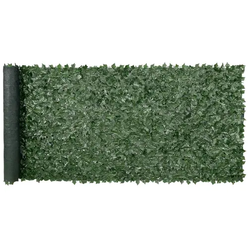 VEVOR Horizontal Artificial Ivy Privacy Fence (59x158in) - Decorative Garden Fences with Mesh Cloth Backing, Strengthened Joints, 100% Blockage, Fade-Resistant, Easy Installation, Ideal for Backyards, Balconies, DIY Projects, Outdoor Garden Accessories