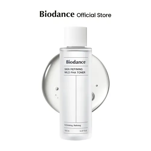 [Biodance Official] Skin Refining Mild PHA TonerㅣGentle Exfoliating Face Toner for Sensitive Skin with Ceramides & NMF | 5.07 fl.oz,150ml Face Care Products Skin Repair