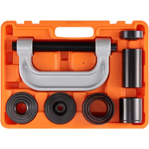 【toolupgrade】VEVOR Heavy-Duty Carbon Steel Ball Joint Press Kit - 10-Piece C-Press Automotive Toolkit with 1 Installation Adapter, Dana 30/44 Ready, Automotive Maintenance & Vehicle Repair Tools for Mechanics, Automotive Maintenance Tools