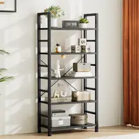 【Summer Sale】Sweetcrispy Decorative Bookshelf - Classical Modern Apartment Furniture, Tall Organizer Storage Shelves for Bedroom, Living Room CDs, Books, Movies