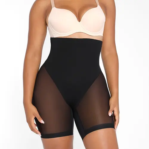 SHAPELLX AirSlim Women's Mesh Compression Shapewear Shorts - Sexy, Elegant Tummy-Tucking, Butt-Lifting Basic Bottoms