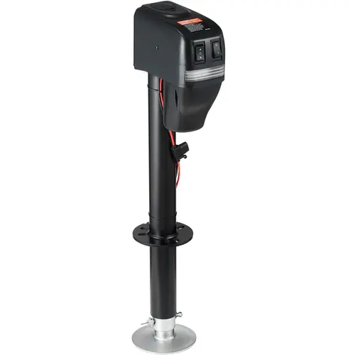 【Fallpicks】VEVOR Heavy-Duty Carbon Steel Electric Power Tongue Jack with Hand Crank, 4000 lbs Heavy-Duty Load Durable Jacks, 9.84"-33.85" Height Adjustment, 90° Rotating Installation Hole, UV-Shade Waterproof Cover, Automotive Vehicle Tool for RV Trailers