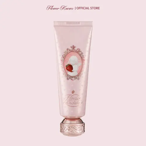 Flower Knows Strawberry Cupid Collection Hand Cream, Hand Lotion Scented Lotion Cream with Hyaluronic Acid, Glycerin, Deep Hydration, Moisture, Smooth Texture, Vanilla & Floral Lemon Scents, #sohochic, Ideal for Christmas gift, Black Friday