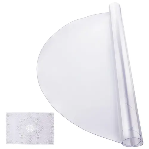 【Fallpicks】VEVOR Fitted Table Cover, 42x42in 2.0mm Thick Non-Slip PVC Mat, All Seasons High Temperature Resistant Protector for Wooden-Textured Tops, Airbubble Smooth, Waterproof, Blocks Scratches-Stains, Quick Wipe-Ups Kitchen Shield