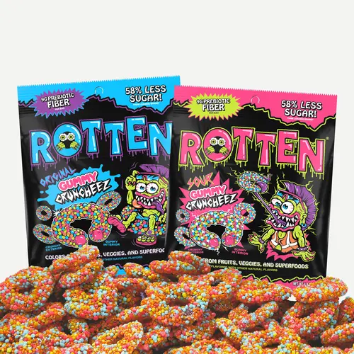 Gummy Cruncheez Solo Size (1.8oz) - Original, Sour and Combo Flavors