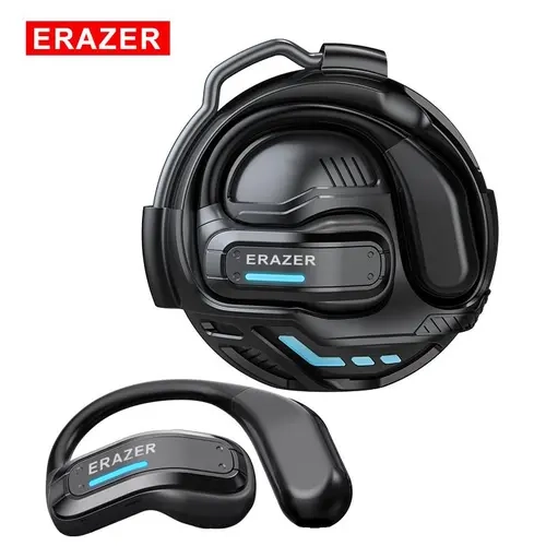 Erazer X8 Open Ear Wireless Bluetooth Earbuds - Mobile Audio Electronic Headset with Excellent Music Sound Quality, Touch Call Control, 60H Playtime, Sweatproof, Rainproof, Ideal for Fitness, Work from Home