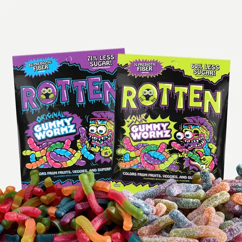 Gummy Wormz Solo Size (1.8oz) - Original, Sour and Combo Flavors