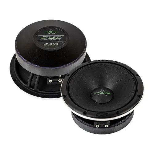 Deaf Bonce Apocalypse AP-M67AC 6.5" Mid-Range Loudspeaker Speakers Pair, 300W RMS High Output Car Audio Woofer Sound System, 101.7dB