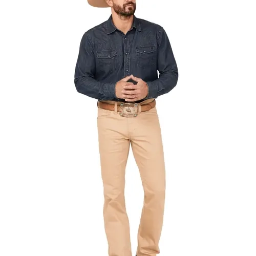 Cody James Men's Men'S Dalton Wash Wyatt Slim Bootcut Stretch Denim Jeans - Cjho24j3-Tan